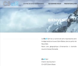 Site air - site web créé par Jaune-cerise, Neuchâtel