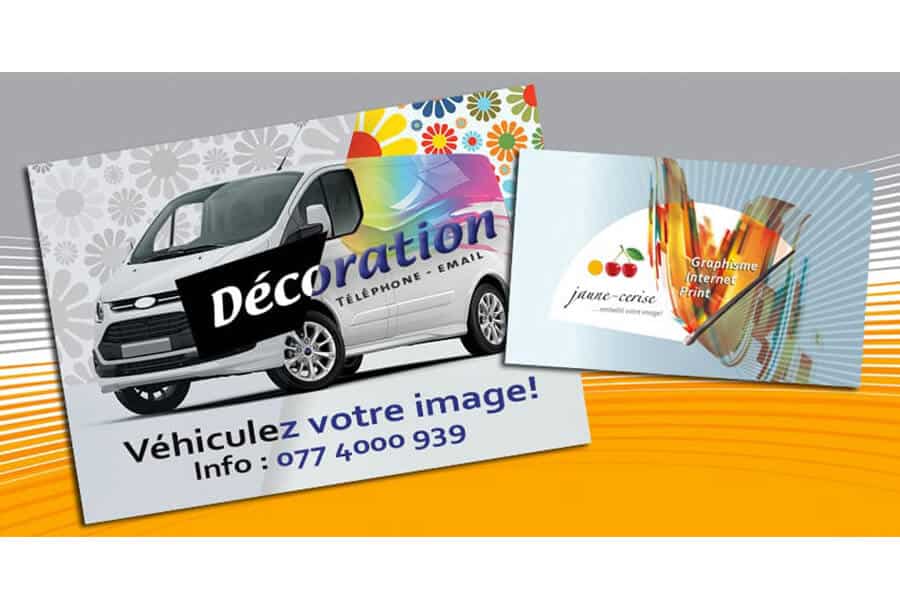 Flyer créé par Jaune-cerise.ch, Neuchâtel