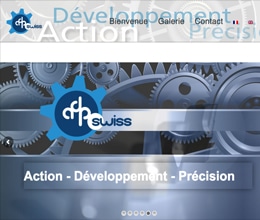 adp swiss - site web créé par Jaune-cerise, Neuchâtel