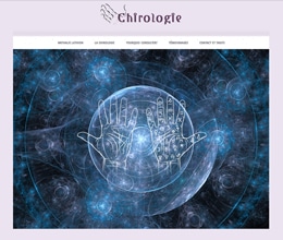 Site Chirologie - site web créé par Jaune-cerise, Neuchâtel