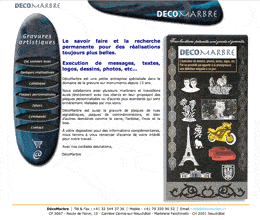Site deco - site web créé par Jaune-cerise, Neuchâtel