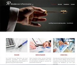 Site residence patrimoine - site web créé par Jaune-cerise, Neuchâtel