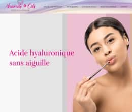 Site atelier beauté Genève - site web créé par Jaune-cerise, Neuchâtel