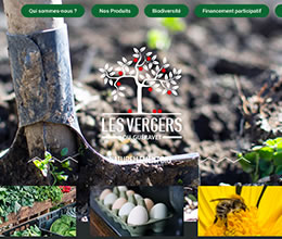 Site les vergers du Gueravet - site créé par Jaune-cerise, Neuchâtel