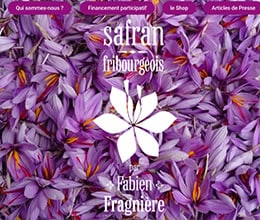 Site safran - site créé par Jaune-cerise, Neuchâtel