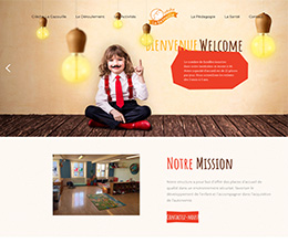 Site Jardin d'enfants - Site Internet à Neuchâtel par Jaune-Cerise